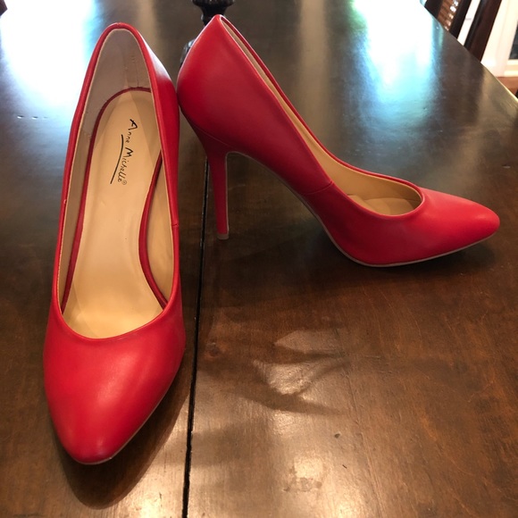 Anne Michelle Shoes - RED Anne Michelle 4.5” Stiletto Heels Size 10